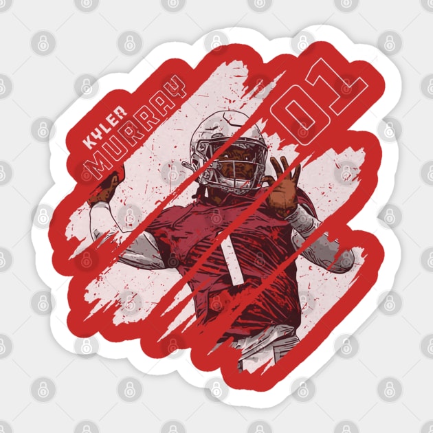 Kyler Murray Arizona Stripes Sticker by ClarityMacaws